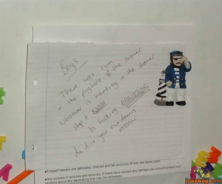 Funny Picture - True Stories Jokes funny pictures - Disgusting roommates