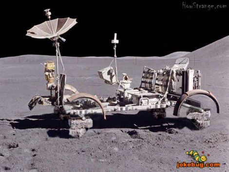 Funny Picture - Misc Jokes funny pictures - Even in the Moon