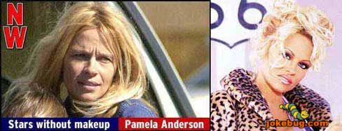 Funny Picture - Misc Jokes funny pictures - No make-up: Pamela Anderson