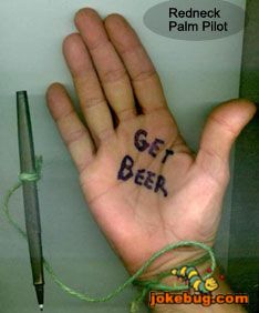 Funny Picture - Redneck Jokes funny pictures - Redneck Palm Pilot