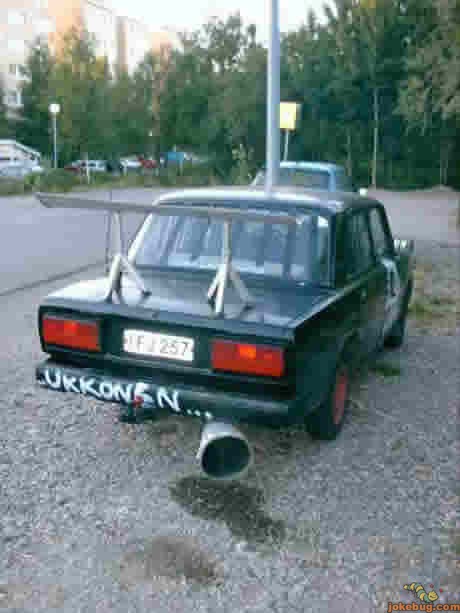 Funny Picture - Sports Jokes funny pictures - Pimp my Lada!