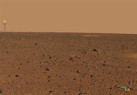 Funny Picture - Misc Jokes funny pictures - Even in Mars