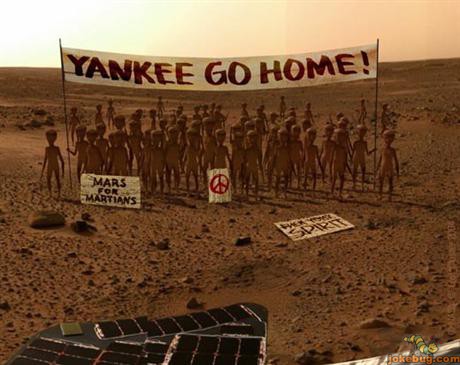 Funny Picture - Misc Jokes funny pictures - Even in Mars (2)